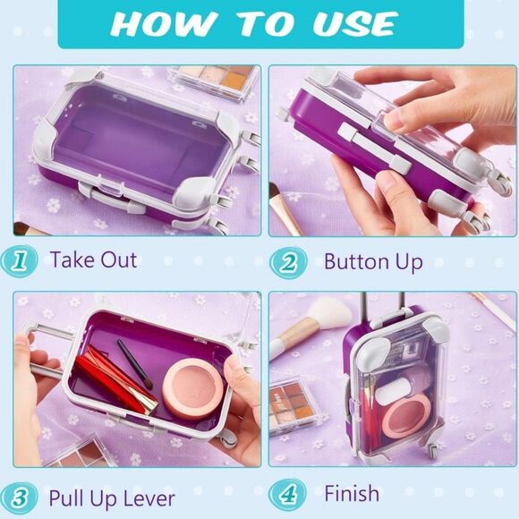 Tessco Mini Suitcase Party Favor / Trinket Box - Set of 5 - Picture 2 of 12